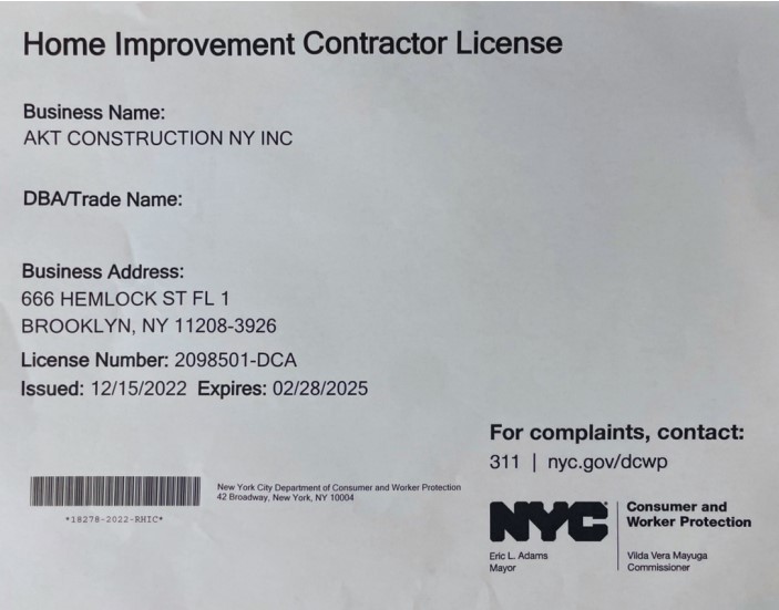 License